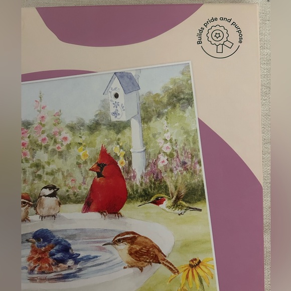 Relish Puzzle Large Pieces For Seniors- Dementia Product 35 Piece Bathing Birds - Picture 3 of 13